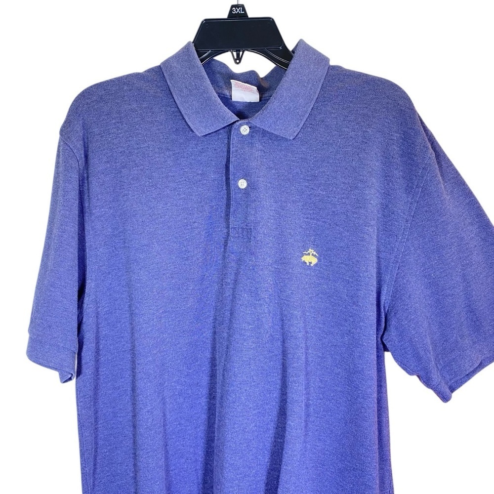 BROOKS BROTHERS Men's Large Original Performance Polo Shirt Set Blue & Orange - Picture 3 of 9